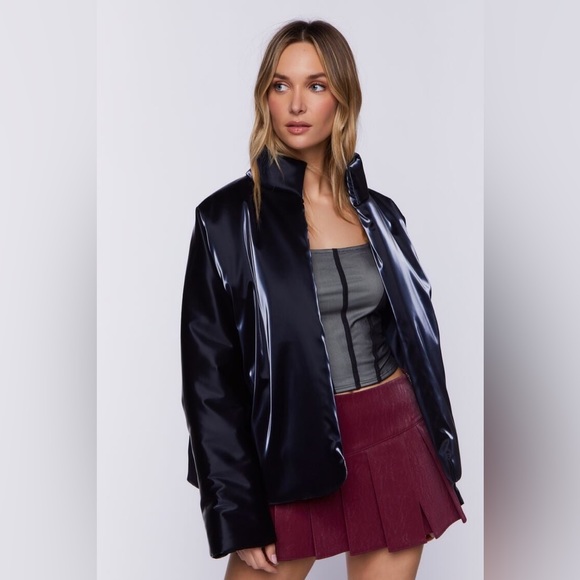 Open-Front Puffer Jacket - Picture 2 of 7